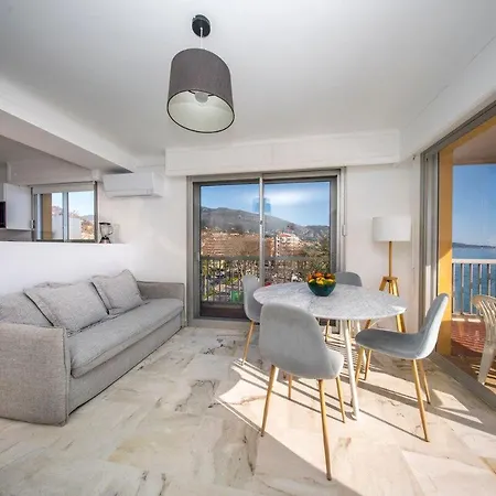 Le Dauphins Vue Exceptionnelle Mer Terrasse Climatisation * مينتون