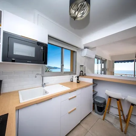 Le Dauphins Vue Exceptionnelle Mer Terrasse Climatisation شقة *