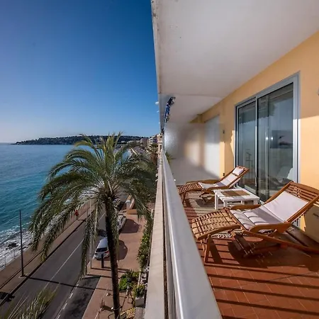 Le Dauphins Vue Exceptionnelle Mer Terrasse Climatisation شقة