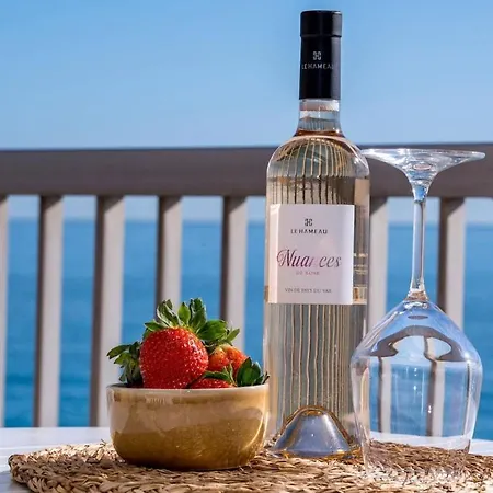 Le Dauphins Vue Exceptionnelle Mer Terrasse Climatisation مينتون