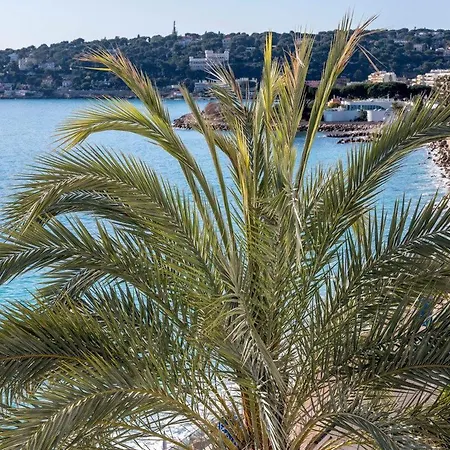 Le Dauphins Vue Exceptionnelle Mer Terrasse Climatisation شقة مينتون